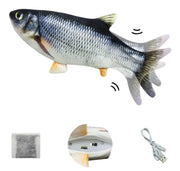 Holy Paws Dancing Fish – Interactive Squeaky & Wiggling Dog Toy